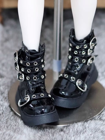 BJD Doll Shoes Round Toe Ri...