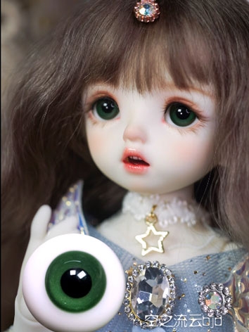 BJD Glass Dark Green Eyes 6...