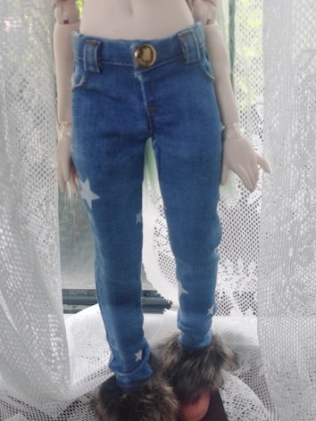 BJD Clothes Denim Jeans Pan...