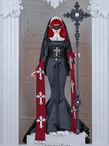BJD Clothes Nun Element Suits for SD POPO68 Ball-jointed Doll
