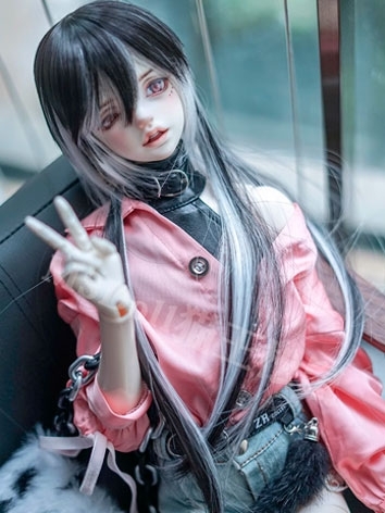 BJD Doll Wig Wolf Tail Hair for SD Size Ball Jointed Doll