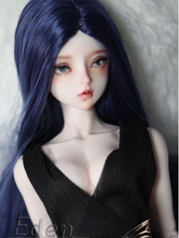 BJD Wig Centre Parting Milk...