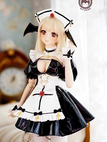 BJD Clothes Devil Maid Dres...