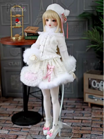 BJD Doll Clothes White Love...