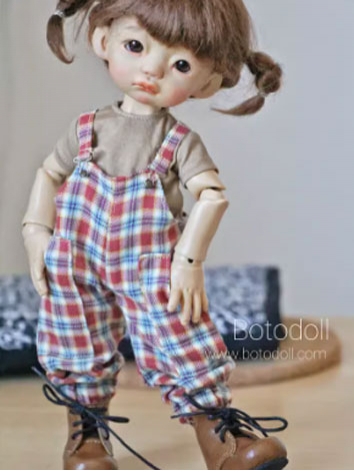 BJD Clothes Daily Plaid Ove...