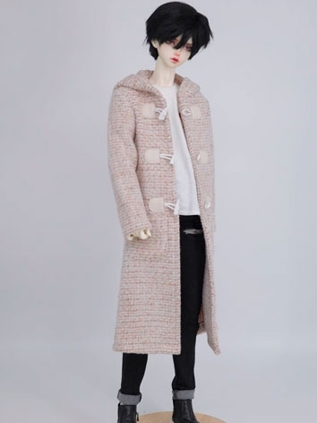 BJD Clothes Horn Button Long Coat A484 for MSD SD 70cm Loongsoul73 ID75 Size Ball-jointed Doll