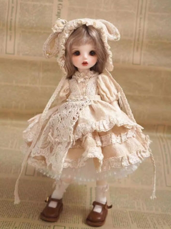 BJD Clothes《Rabbit》Retro Dr...