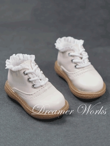 BJD Shoes Lace-up Leather S...