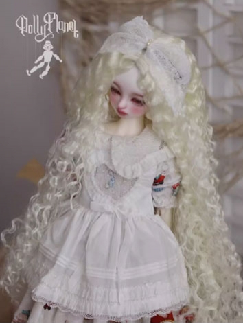 BJD Wig Soft Long Curly Hai...