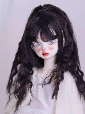 BJD Wig Soft Long High Pony...