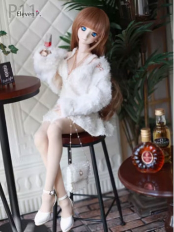 BJD Clothes White Lovers Ladies Suits for DD SD Size Ball-jointed Doll