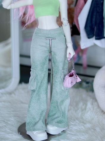 BJD Clothes PU Loose Pants ...