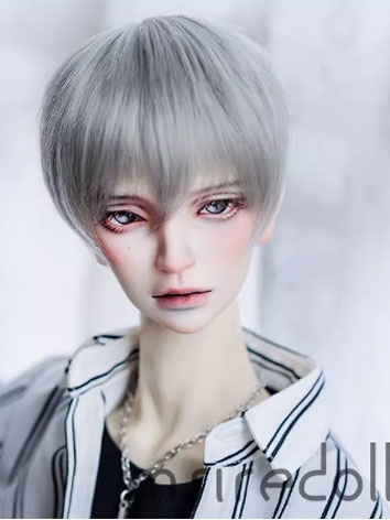 BJD Wig Gray Short Hair for...