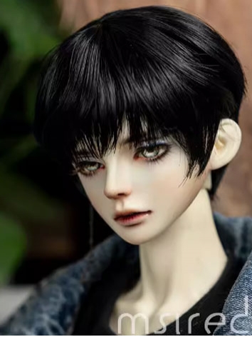 BJD Wig Black Short Style W...