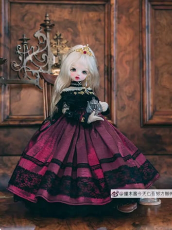 BJD Clothes Wine Anna Weste...