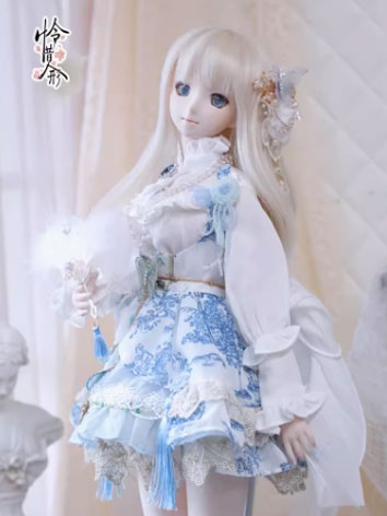 BJD Clothes Chinese Style Cheongsam Suits for DD SD Size Ball-jointed Doll