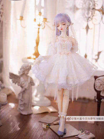 BJD Clothes White Lolita Dr...