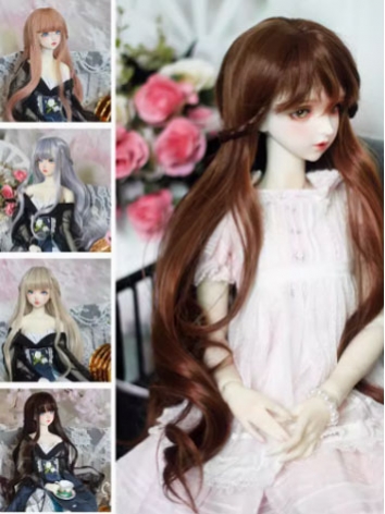 BJD Wig Female Soft Long Cu...