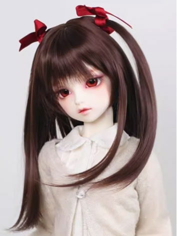 BJD Wig Female Chestnut Sof...