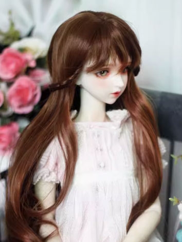 BJD Wig Female Light Brown ...