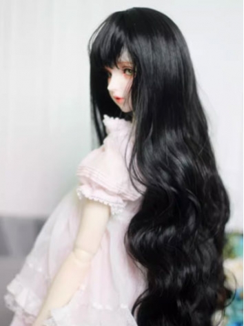 BJD Wig Female Black Long C...