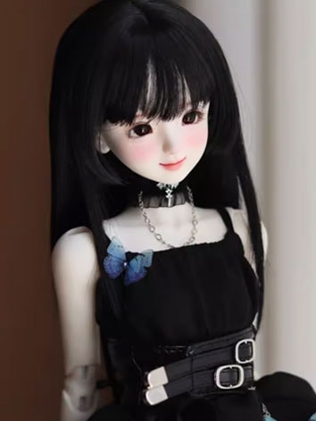 BJD Wig Black High Temperat...