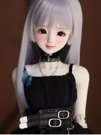 BJD Wig Gray Blue High Temp...