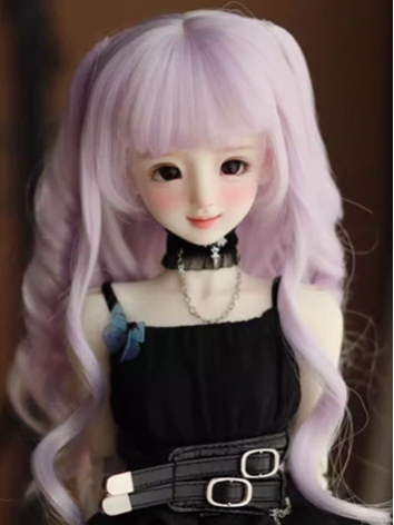 BJD Wig Purple High Tempera...