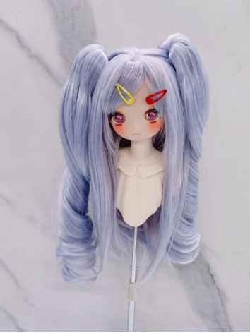 BJD Wig Female Haze Blue Cl...