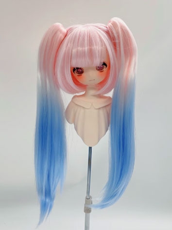 BJD Wig Female Colorful Cli...