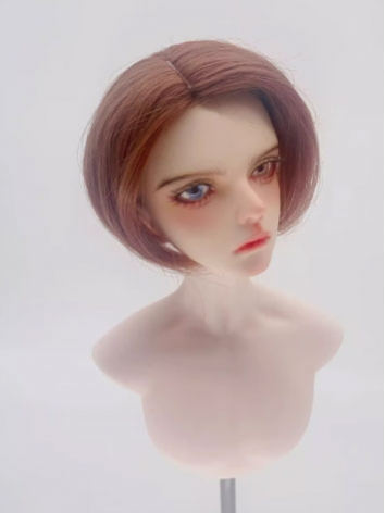 BJD Wig Male Light Brown Soft Short Wig for SD MSD YOSD Size Ball-jointed Doll