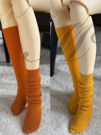 BJD Socks Pure Color Long Loose Stockings Socks for SD Size Ball-jointed Doll