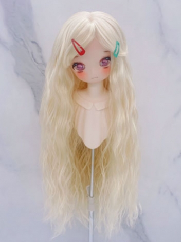 BJD Wig Female Light Gold S...