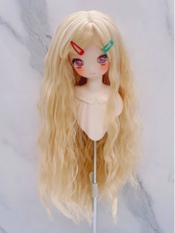 BJD Wig Female Soft Long Cu...