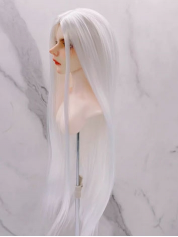 BJD Wig Female Male White A...