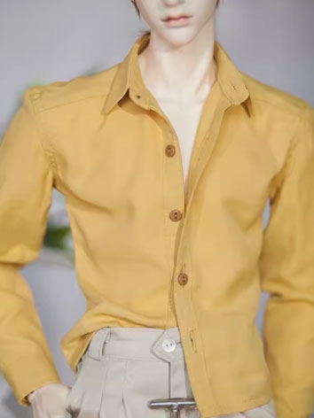 BJD Clothes Male Yellow Shi...