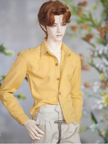 BJD Clothes Male Yellow Shi...