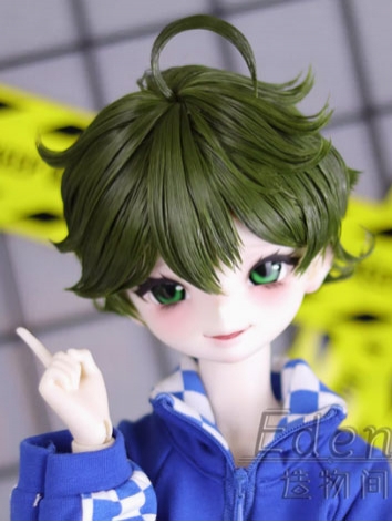 BJD Wig Style Dark Green Sh...