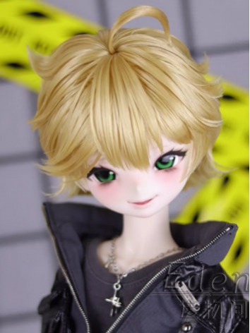 BJD Wig Style Gold Short Ha...