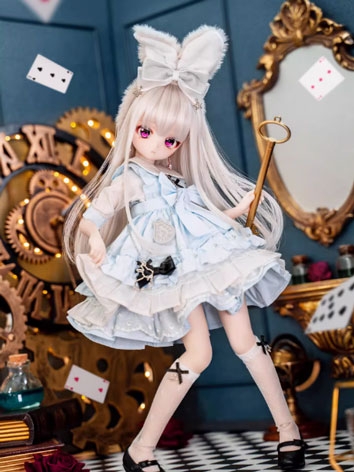 BJD Clothes Blue Pink Alice...