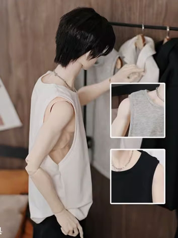 BJD Clothes White Gray Blac...