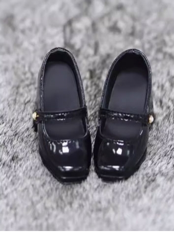 BJD Shoes Female Black Brow...
