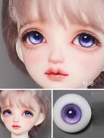 BJD Plaster Resin Eyes Purp...