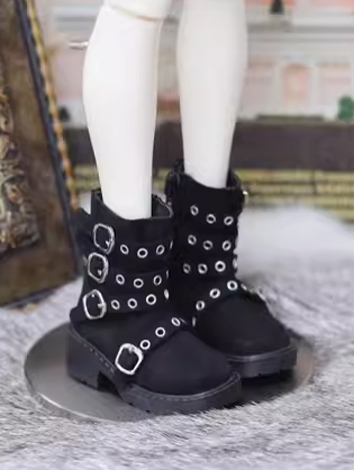 BJD Shoes Black Square Toe ...