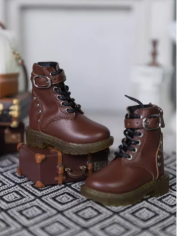 BJD Shoes Boy Brown Boots f...