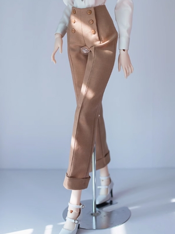 BJD Clothes Female Light Brown Pants for SD/70cm Size Ball-jointed Doll