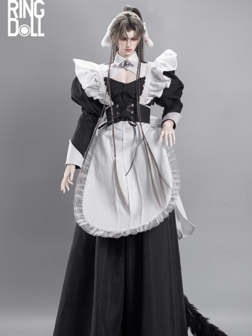 BJD Clothes Maid Dress Suits Rc70-208 for 75cm Size Ball-jointed Doll