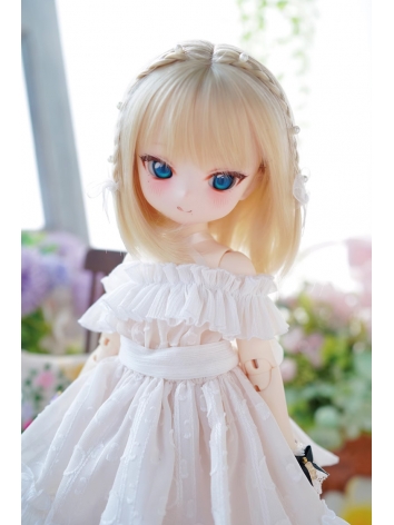 BJD Wig Girl Gold High Temp...