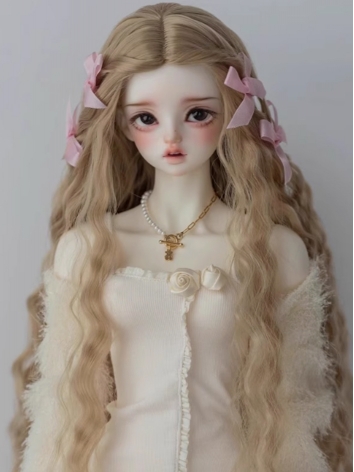 BJD Wig Girl Brown High Tem...