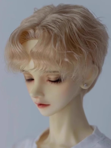 BJD Wig Boy Milk Gold Short...